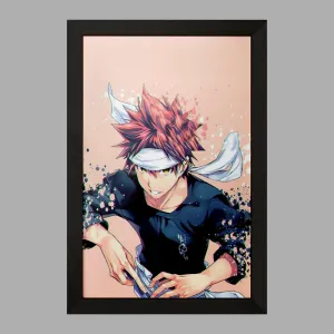 تابلو سوما انیمه جنگ غذاها Food Wars