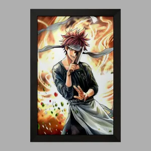 تابلو سوما انیمه جنگ غذاها Food Wars