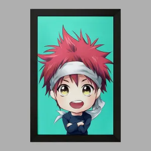تابلو سوما انیمه جنگ غذاها Food Wars