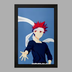تابلو سوما انیمه جنگ غذاها Food Wars