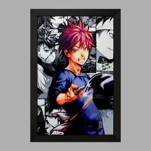 تابلو سوما انیمه جنگ غذاها Food Wars