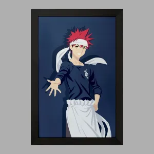 تابلو سوما انیمه جنگ غذاها Food Wars