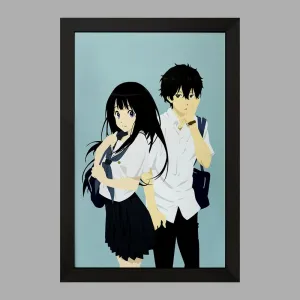 تابلو اورکی و چیتاندا انیمه هیوکا Hyouka