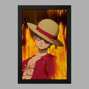 تابلو لوفی انیمه وان پیس One Piece