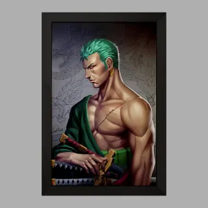 تابلو زورو انیمه وان پیس One Piece