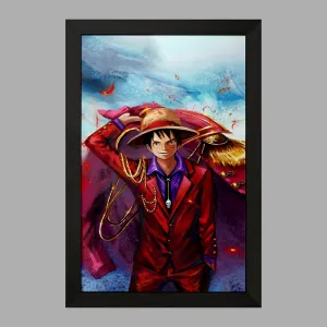 تابلو لوفی انیمه وان پیس One Piece