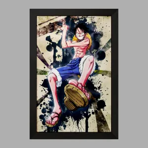 تابلو لوفی انیمه وان پیس One Piece