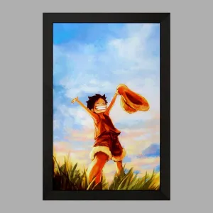 تابلو لوفی انیمه وان پیس One Piece