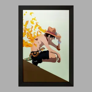 تابلو لوفی انیمه وان پیس One Piece