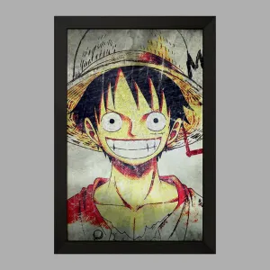 تابلو لوفی انیمه وان پیس One Piece