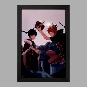 تابلو هیناتا و کاگیاما انیمه هایکیو Haikyu