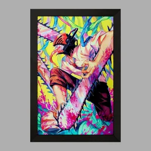 تابلو دنجی انیمه مرد اره ای Chainsaw Man