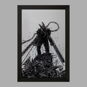 تابلو دنجی انیمه مرد اره ای Chainsaw Man