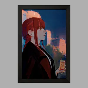 تابلو ماکیما انیمه مرد اره ای Chainsaw Man