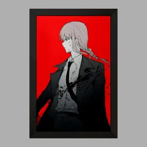 تابلو ماکیما انیمه مرد اره ای Chainsaw Man