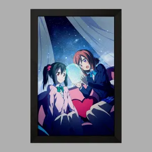 تابلو ماکی و نیکو انیمه لاو لایو Love Live