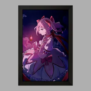 تابلو مادوکا کانام انیمه مادوکا مجیکا Madoka Magica