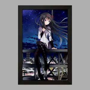 تابلو همورا اکامی انیمه مادوکا مجیکا Madoka Magica