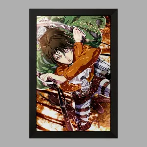 تابلو لیوای انیمه اتک آن تایتان Attack on Titan