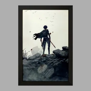 تابلو لیوای انیمه اتک آن تایتان Attack on Titan