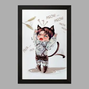 تابلو لیوای انیمه اتک آن تایتان Attack on Titan