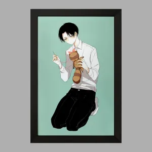 تابلو لیوای اکرمن انیمه اتک آن تایتان Attack on Titan