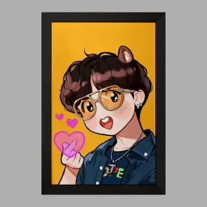 تابلو جی هوپ J Hope گروه بی تی اس BTS