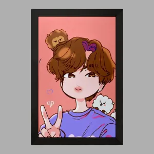 تابلو جین Jin گروه بی تی اس BTS