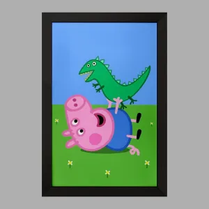 تابلو جورج انیمیشن پپا پیگ Peppa pig
