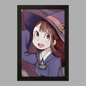 تابلو اورسولا و اکو انیمه جادوگران کوچک Little Witch Academia