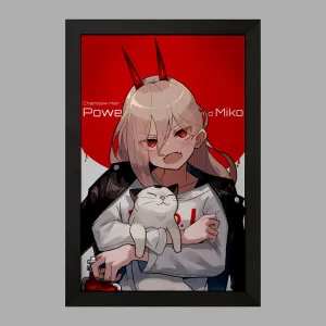 تابلو پاور انیمه مرد اره ای Chainsaw Man