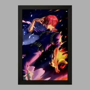 تابلو  شوتو تودوروکی انیمه آکادمی قهرمان من My Hero Academia
