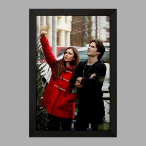 تابلو دیمون و الینا خاطرات یک خون آشام  The Vampire Diaries