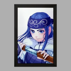 تابلو اسیرپا انیمه کامویی طلایی Golden Kamuy