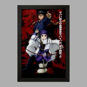 تابلو سایچی و اسیرپا انیمه کامویی طلایی Golden Kamuy