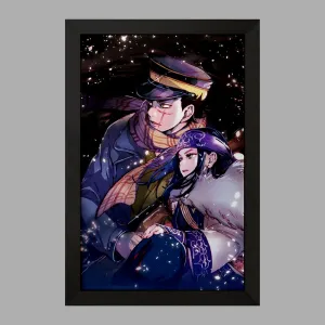 تابلو سایچی و اسیرپا انیمه کامویی طلایی Golden Kamuy