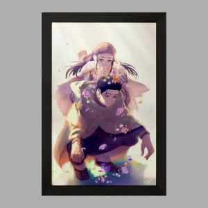 تابلو هیاکونوسکه و اسیرپا انیمه کامویی طلایی Golden Kamuy