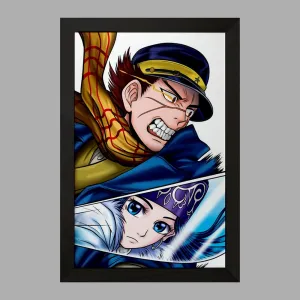 تابلو سایچی انیمه کامویی طلایی Golden Kamuy