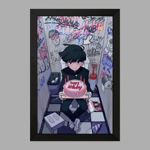 تابلو شییکو انیمه موب سایکو Mob Psycho 100