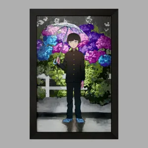 تابلو شییکو انیمه موب سایکو Mob Psycho 100