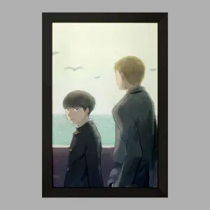 تابلو اراتاکا و شییکو انیمه موب سایکو Mob Psycho 100