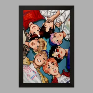 تابلو گروه بی تی اس BTS