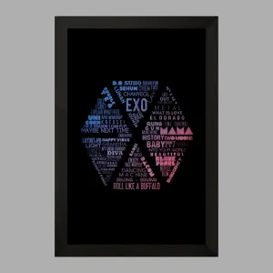تابلو گروه موسیقی اکسو EXO