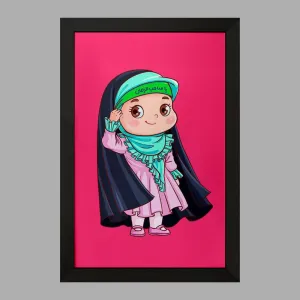 تابلو نیمه شعبان کودکانه