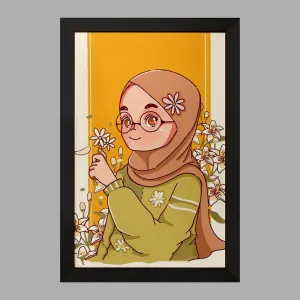 تابلو دخترانه باحجاب