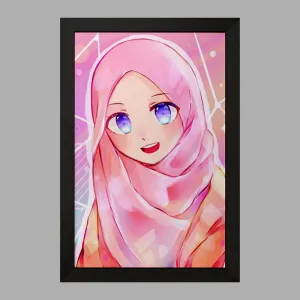 تابلو دخترانه باحجاب