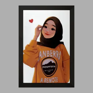 تابلو دخترانه باحجاب