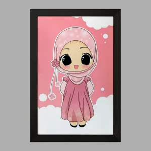 تابلو دخترانه باحجاب