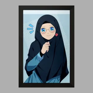 تابلو دخترانه باحجاب