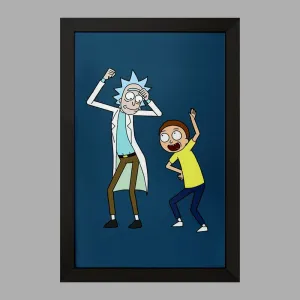 تابلو انیمیشن ریک و مورتی Rick and Mort